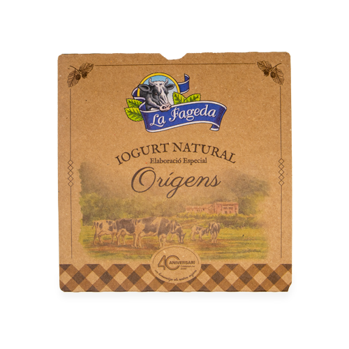 Yogur Natural Orígenes 125gx4 La Fageda