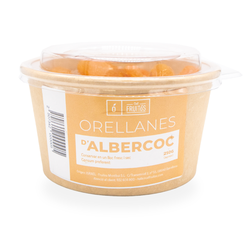 Orellanes Albercoc Safata 250g