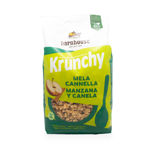 Muesli Crunxy Manzana y Canela Bio 375g Barnhouse