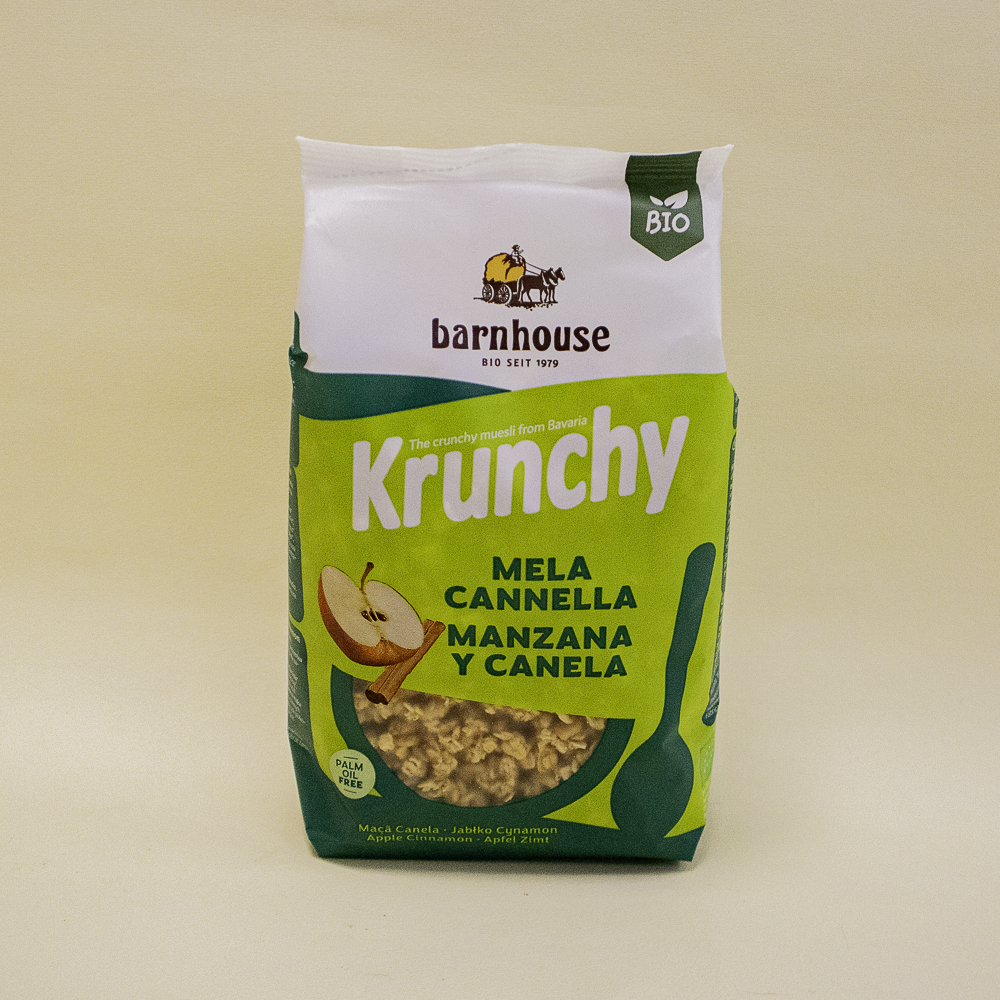 Muesli Crunxy Poma i Canyella Bio 375g Barnhouse