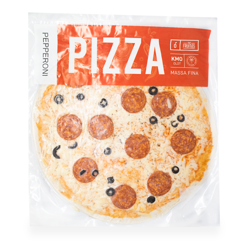 Pizza Pepperoni amb Olives 30cm Cal Fruitós 350g