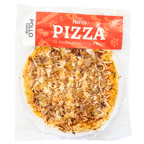 Pizza Pollastre Kebab 30cm Cal Fruitós 350g