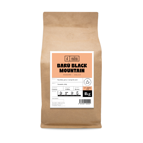 Cafè d'Especialitat en Gra Barú Black Mountain 1kg Cal Fruitós