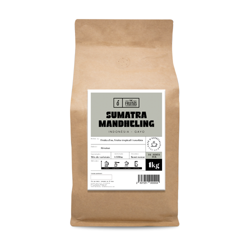 Café de Especialidad en Grano Sumatra Mandhelling 1kg Cal Fruitó