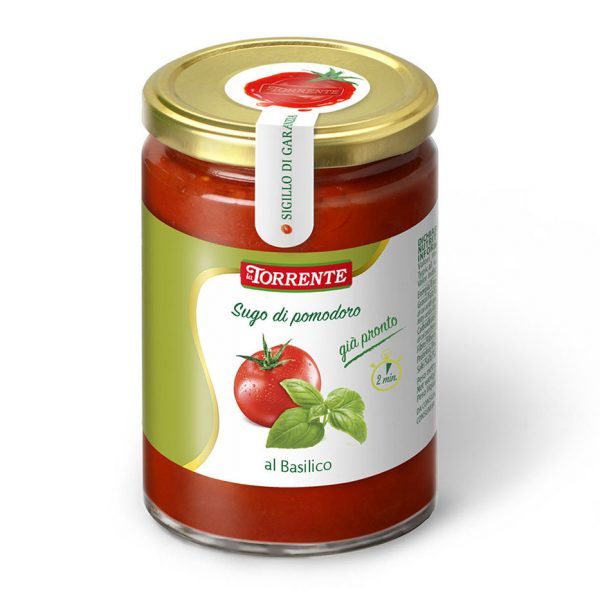 Salsa di Pomodoro Basilico 330g La Torrente