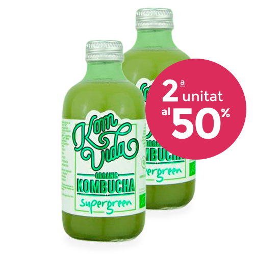 Pack 2u. Kombutxa Supergreen 250ml Komvida