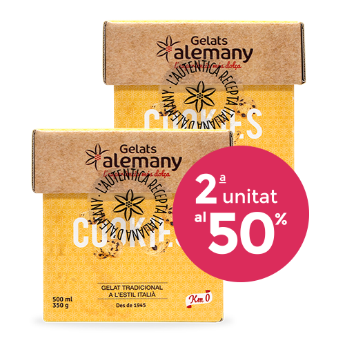 Pack 2u. Gelat Cookies Cubo 500ml Alemany