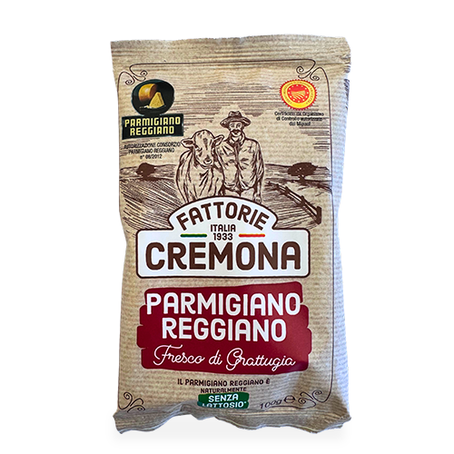 Formatge Parmigiano Reggiano Ratllat Pols DOP 100g Fattorie Cremona