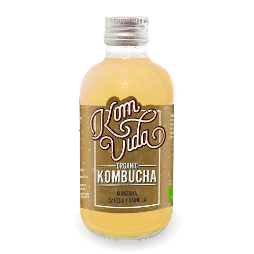 Kombucha Manzana y Canela 250ml Komvida