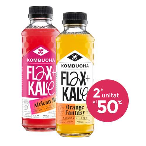 Pack Kombutxa (Mother Africa + Orange Fantasy)Flax & Kale