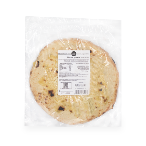 Pizza Fresca 4 Formatges Massa Gruixuda 340g Madre Patria