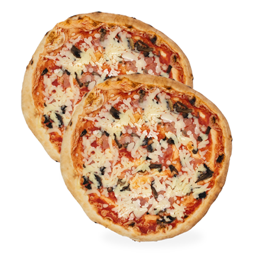 Pack 2u. Pizza Fresca Capricciosa Masa Gruesa 400g Madre Patria