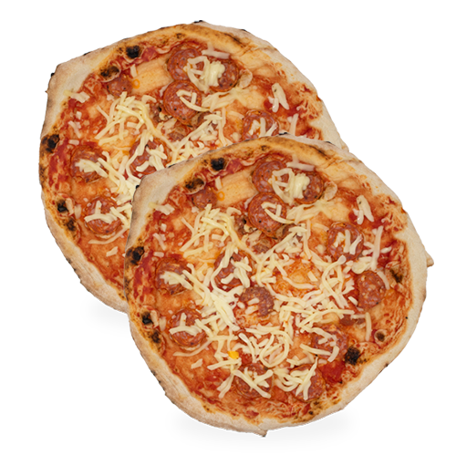 Pack 2u. Pizza Fresca Pepperoni Masa Gruesa 340g Madre Patria