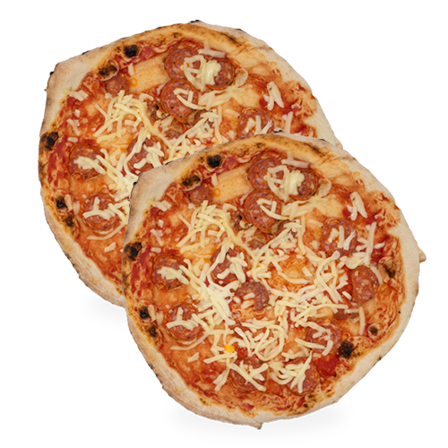 Pack 2u. Pizza Fresca Pepperoni Massa Gruixuda 340g Madre Patria