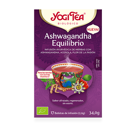Infusión Ashwagandha Equilibrio Bio 17u Yogi Tea