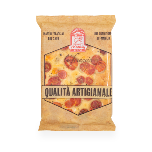 Focaccia Pomodorini 180g Panificio Fratelli Tossini