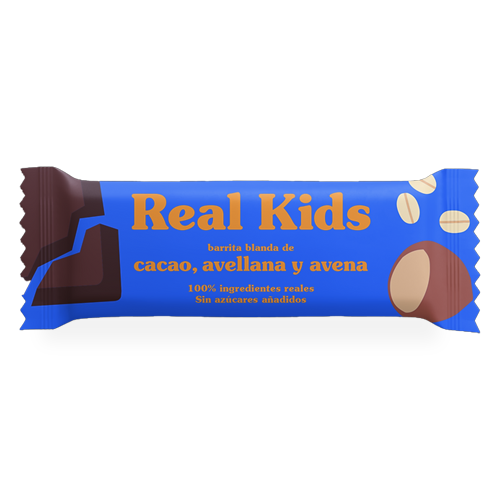 Barreta Infantil Cacau i Avellana 30g Real Kids