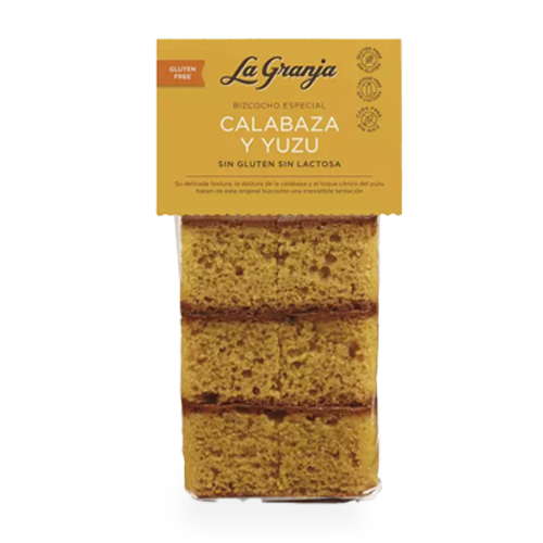 Bizcocho Calabaza y Yuzu S/Gluten 350g La Granja