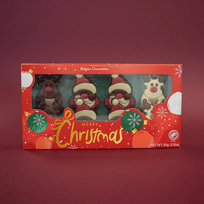 Xocolatines Pare Noel i Rens Nadal 95g Cal Fruitós