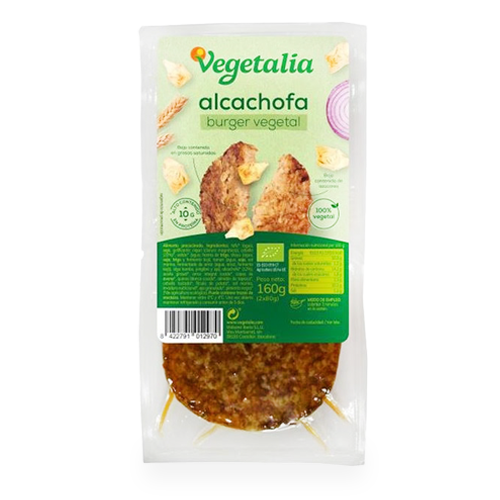 Vegeburguer Carxofa Bio 160g Vegetalia