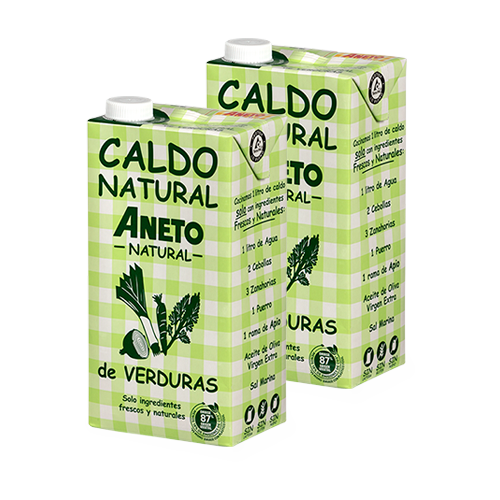 Pack 2u. Caldo de Verdures 1L Aneto