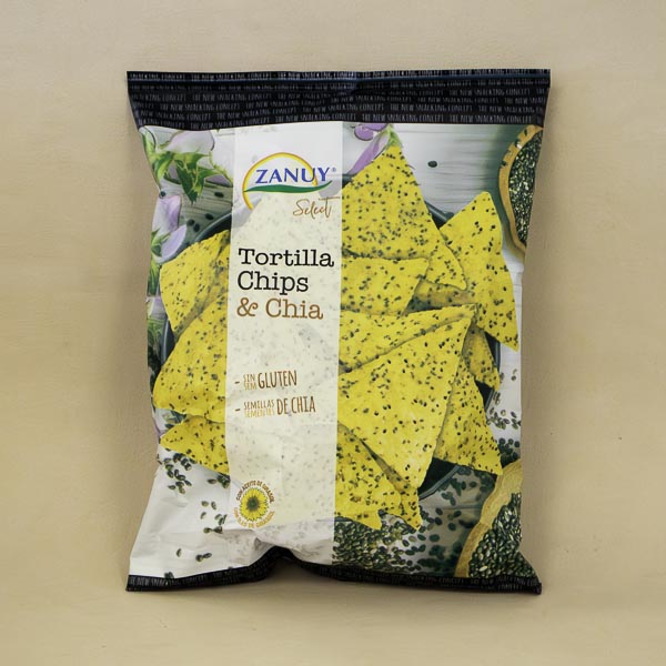 Nachos Semillas de Chia 130g Zanuy