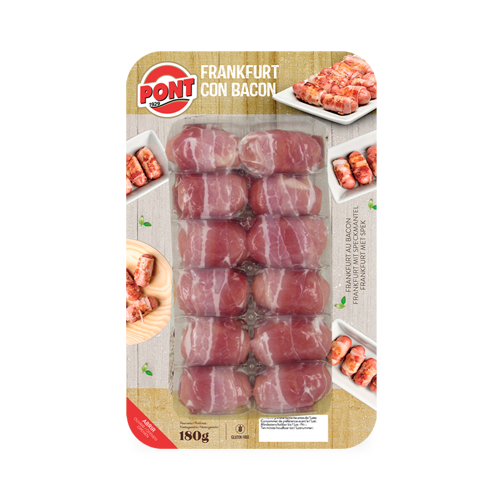 Frankfurt Amb Bacó 180g Pont