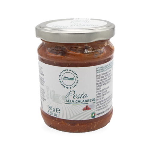 Salsa Pesto Calabrese 180g Fattorie d'Italia