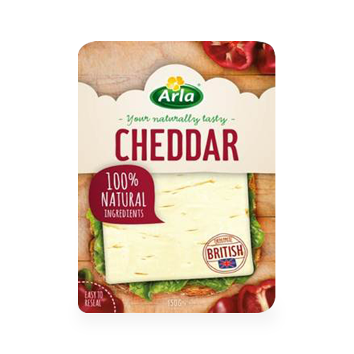 Queso Lonchas Cheddar 175g Arla