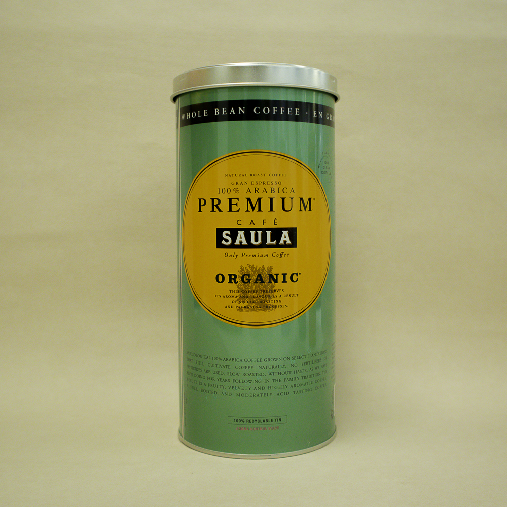 Cafè Gra Gran Espresso Premium Bio Llauna 500g Saula