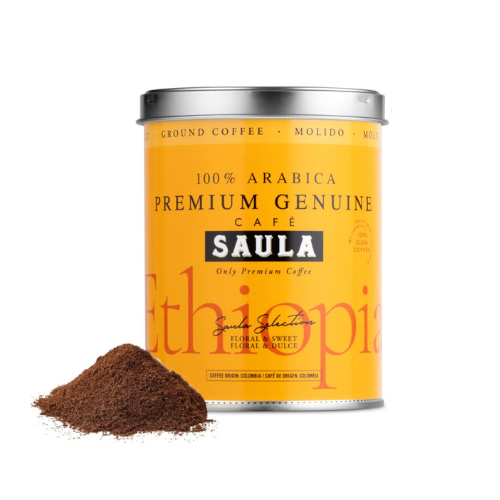 Cafè Molt Especialitat Premium Ethiopia Llauna 250g Saula