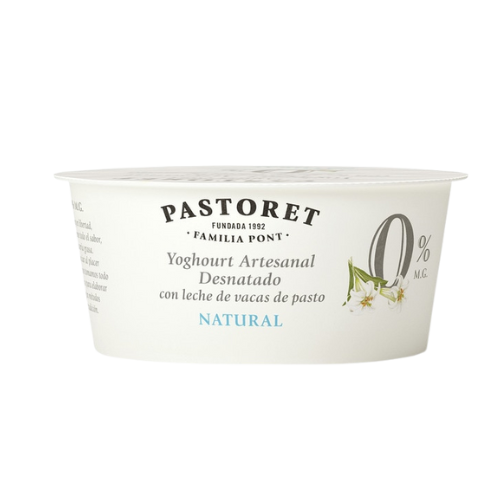 Yogur Natural Desnatado 125g Pastoret