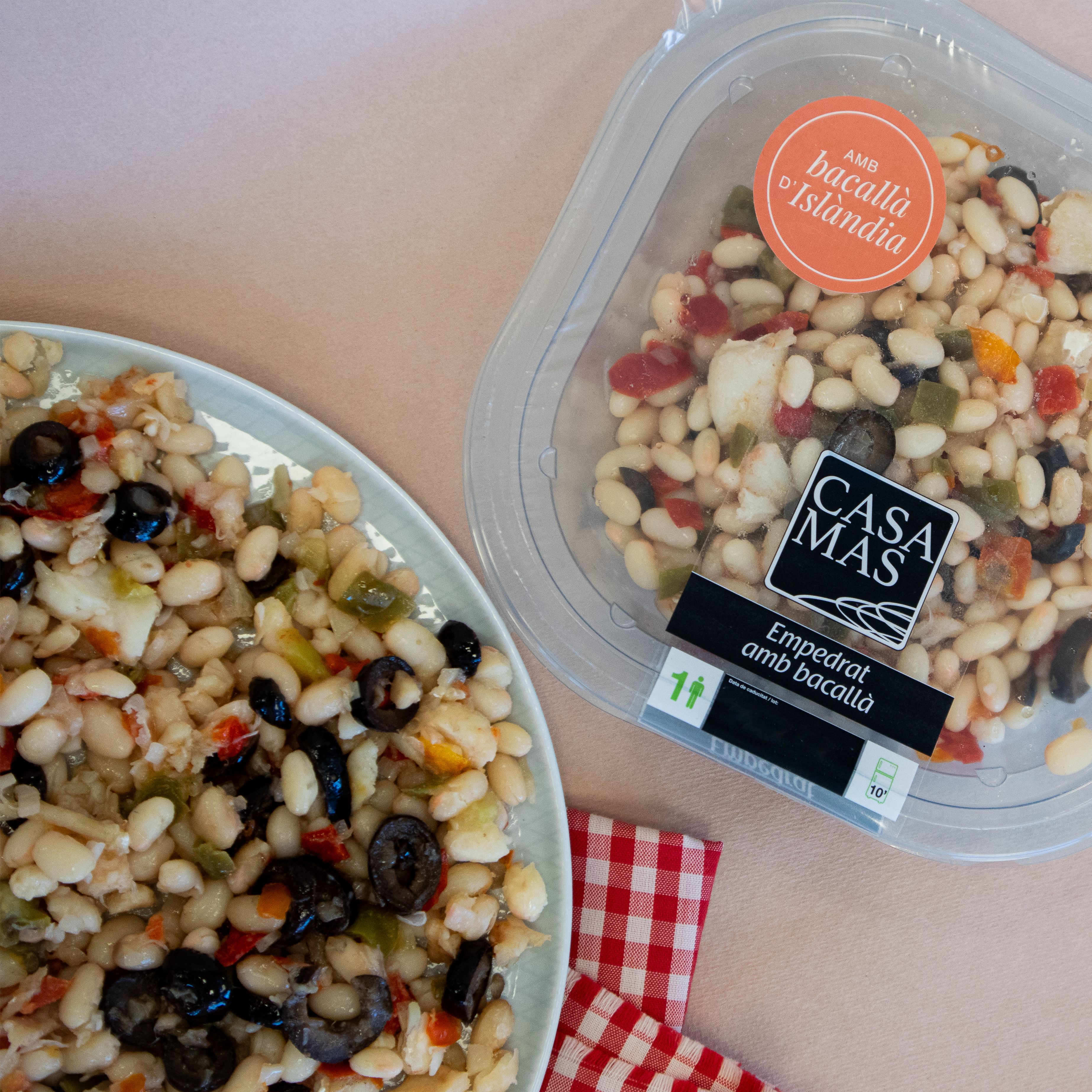 Empedrat amb Bacallà 220g Casa Mas