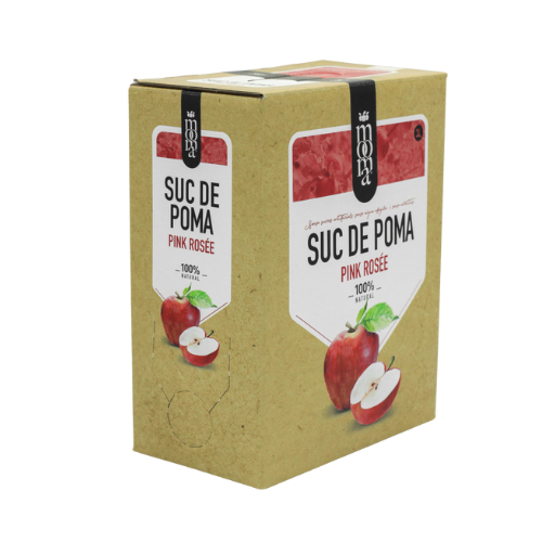 Suc Caixa Poma Pink Rosée 3L Mooma