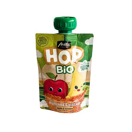 Anela HOP Manzana y Plátano Bio 100g