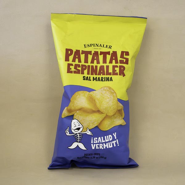 Patatas Fritas con Sal Marina 150g Espinaler