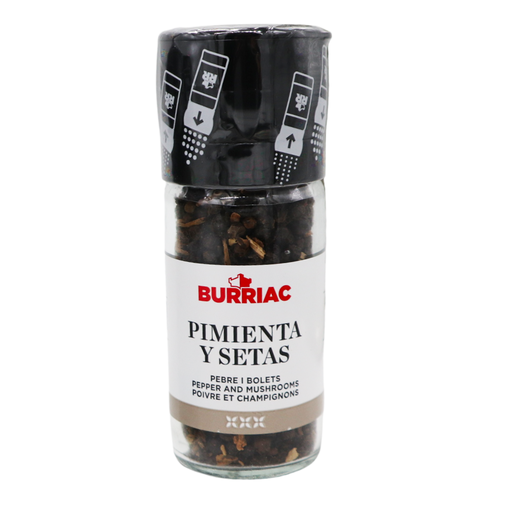 Espècies Molinet Pebre Negre i Bolets 38g Burriac