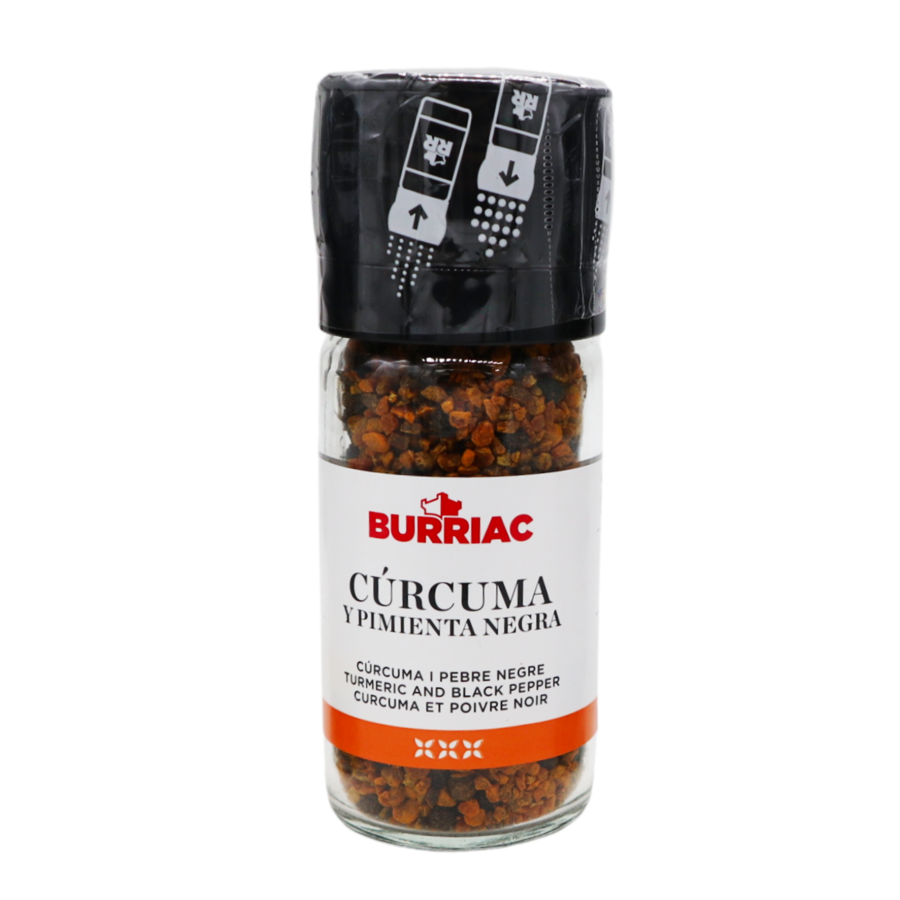 Espècies Molinet Cúrcuma i Pebre Negre 53g Burriac