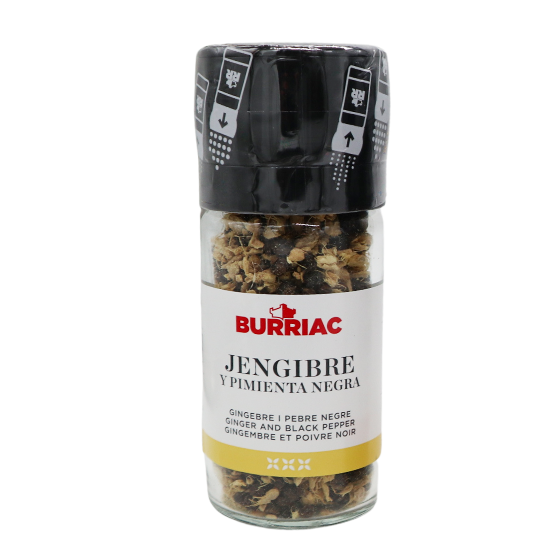 Espècies Molinet Gingebre i Pebre Negre 35g Burriac