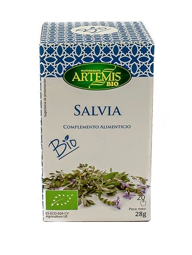 Infusió Sálvia Bio 20u Naturesana Artemis