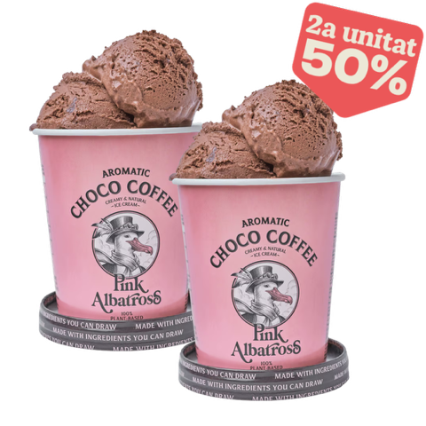 2a u. al 50% Gelat Xocolata i Cafè 480ml Pink Albatros