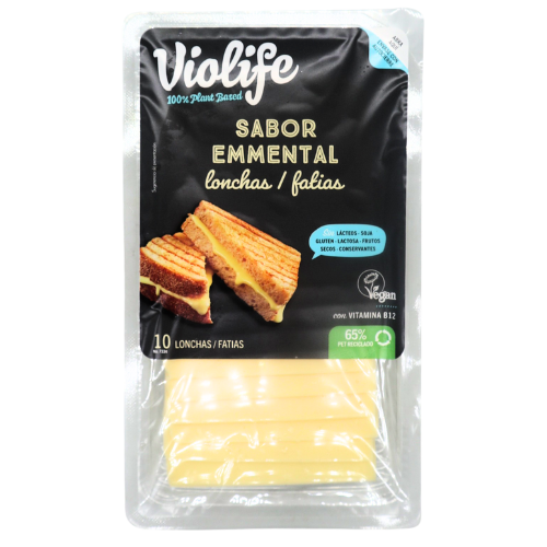 Formatge Vegà Rodanxes Emmental 200g Violife