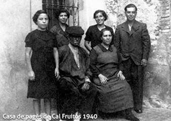 La família Fruitós al 1940